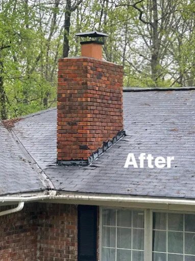Chimney flue after sweeping and cleaning by Chimney Works in Olive Branch, MS