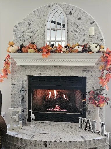 Gas fireplace installed and serviced by Chimney Works near Olive Branch, MS